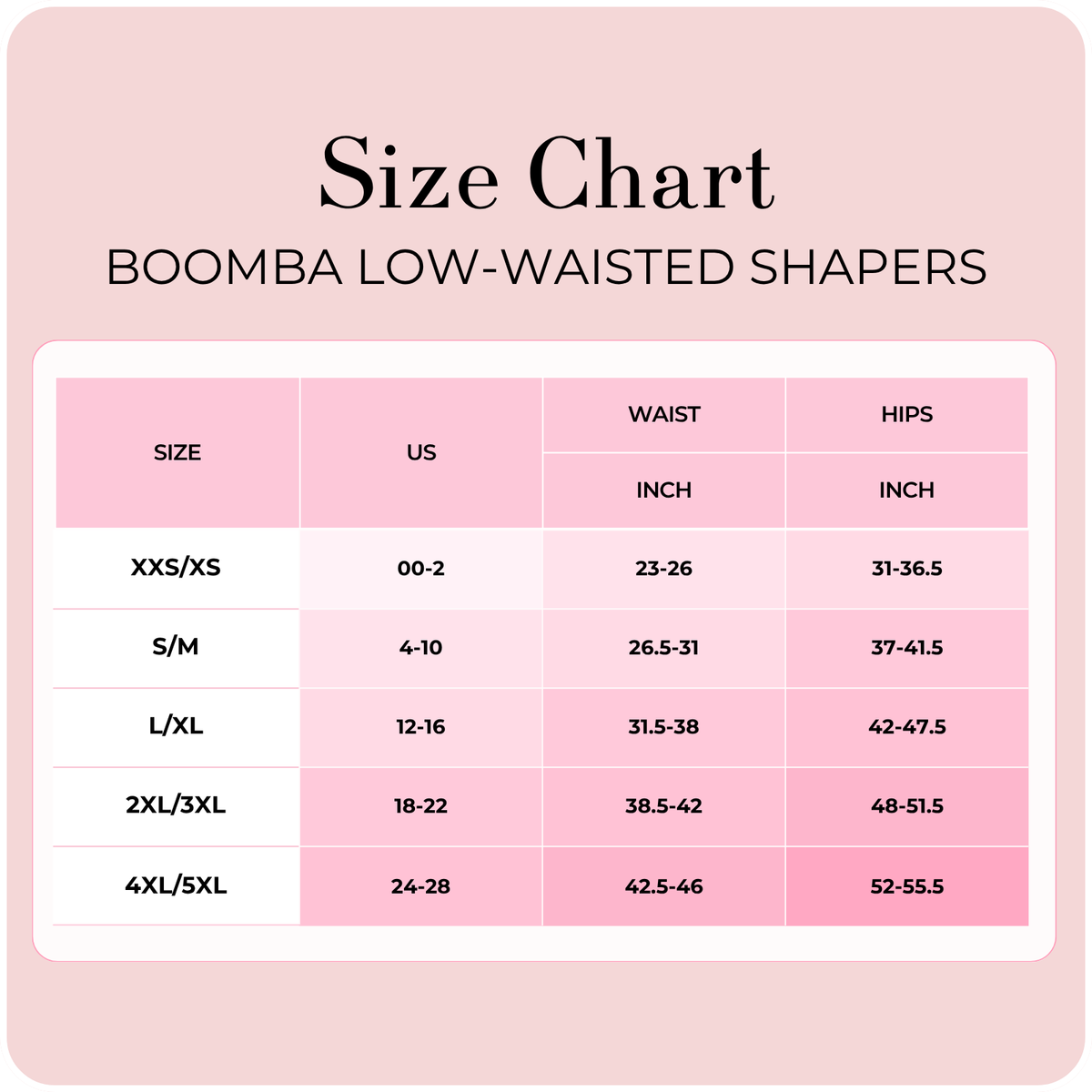 BOOMBA® Low-Waisted Shapers