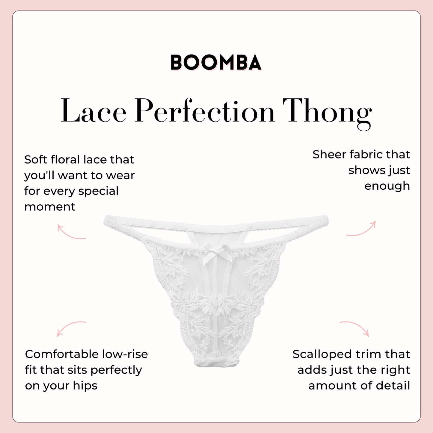 Lace Perfection Thong