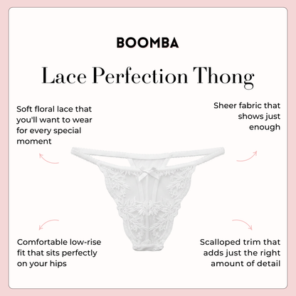 Lace Perfection Thong