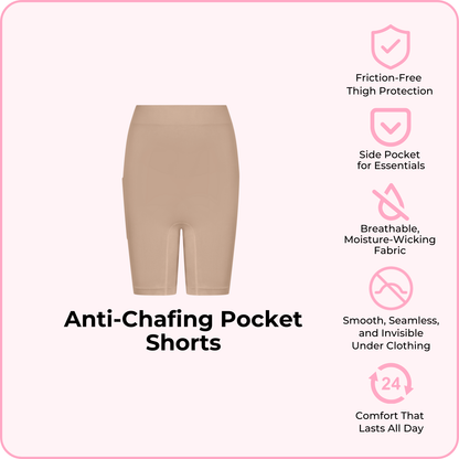 Anti-Chafing Pocket Shorts