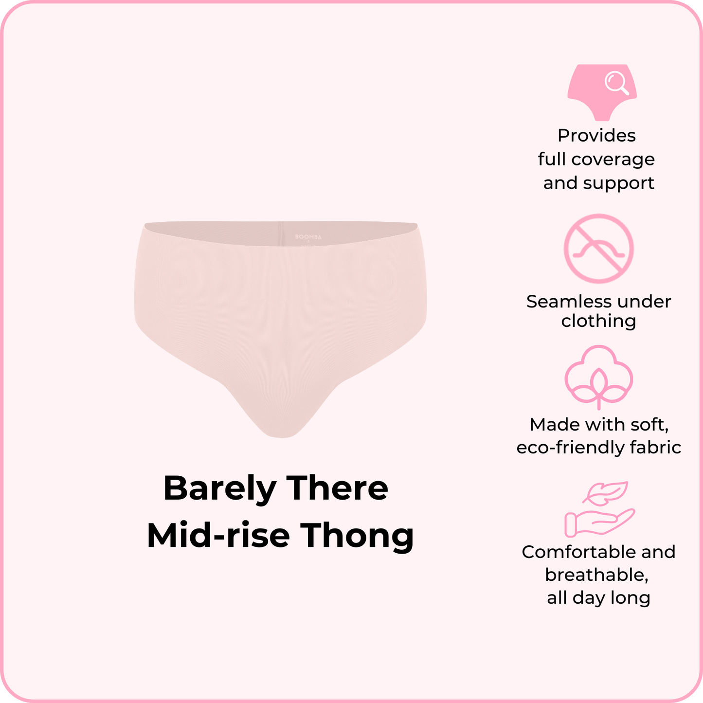 Barely There Mid-rise Thong
