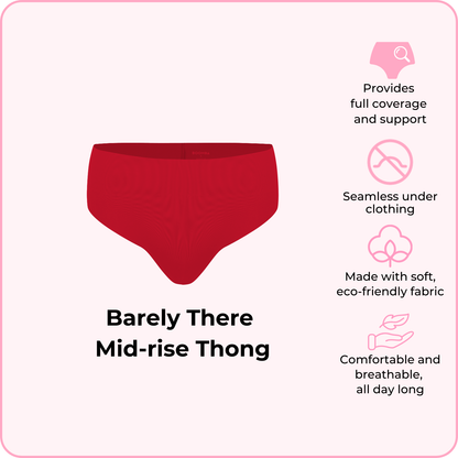Barely There Mid-rise Thong
