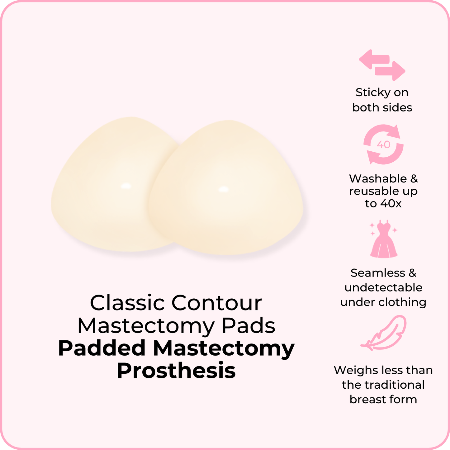 Classic Contour Mastectomy Pads
