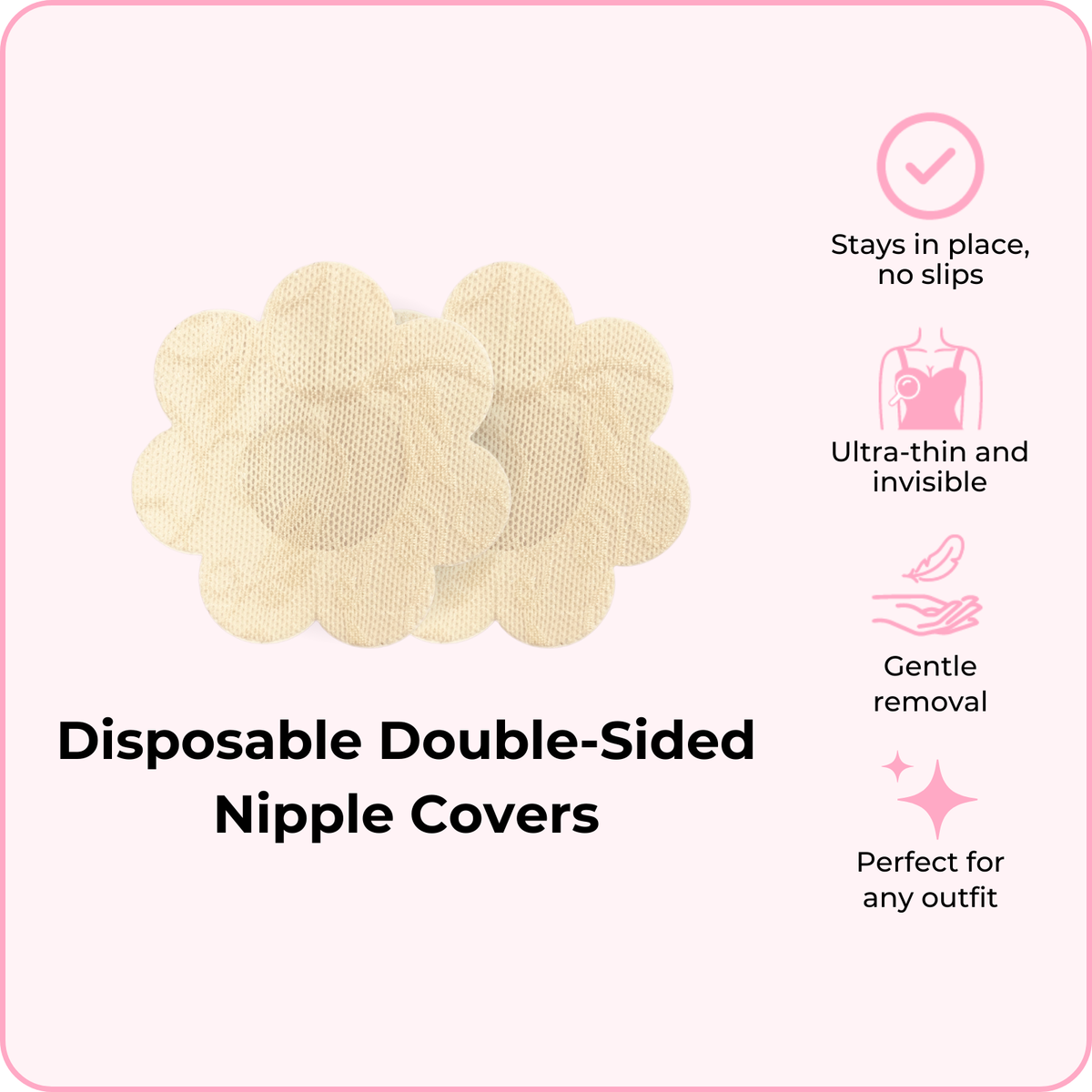 Disposable Double-Sided Nipple Covers