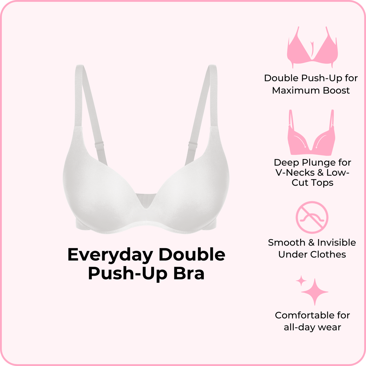 Everyday Double Push-Up Bra