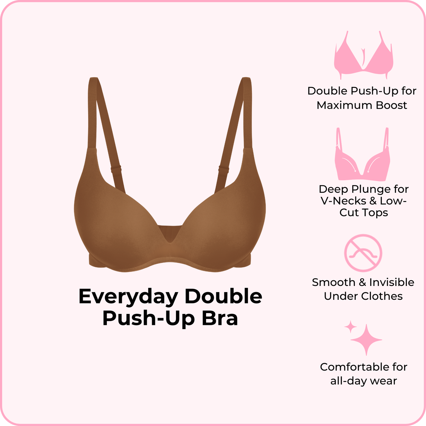 Everyday Double Push-Up Bra