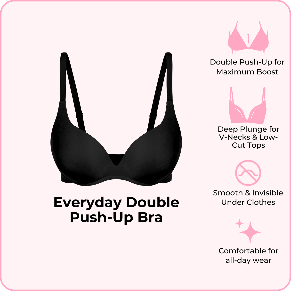 Everyday Double Push-Up Bra