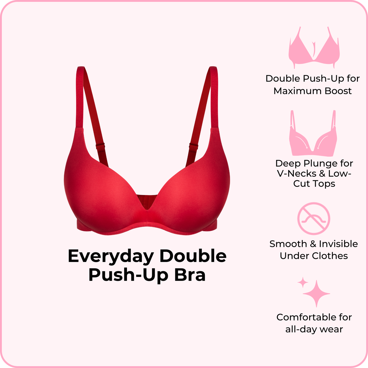Everyday Double Push-Up Bra