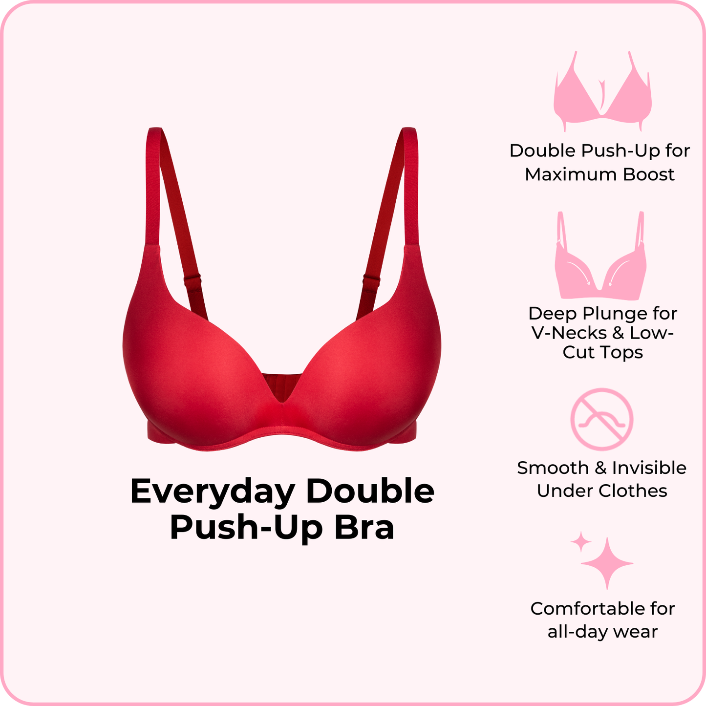 Everyday Double Push-Up Bra
