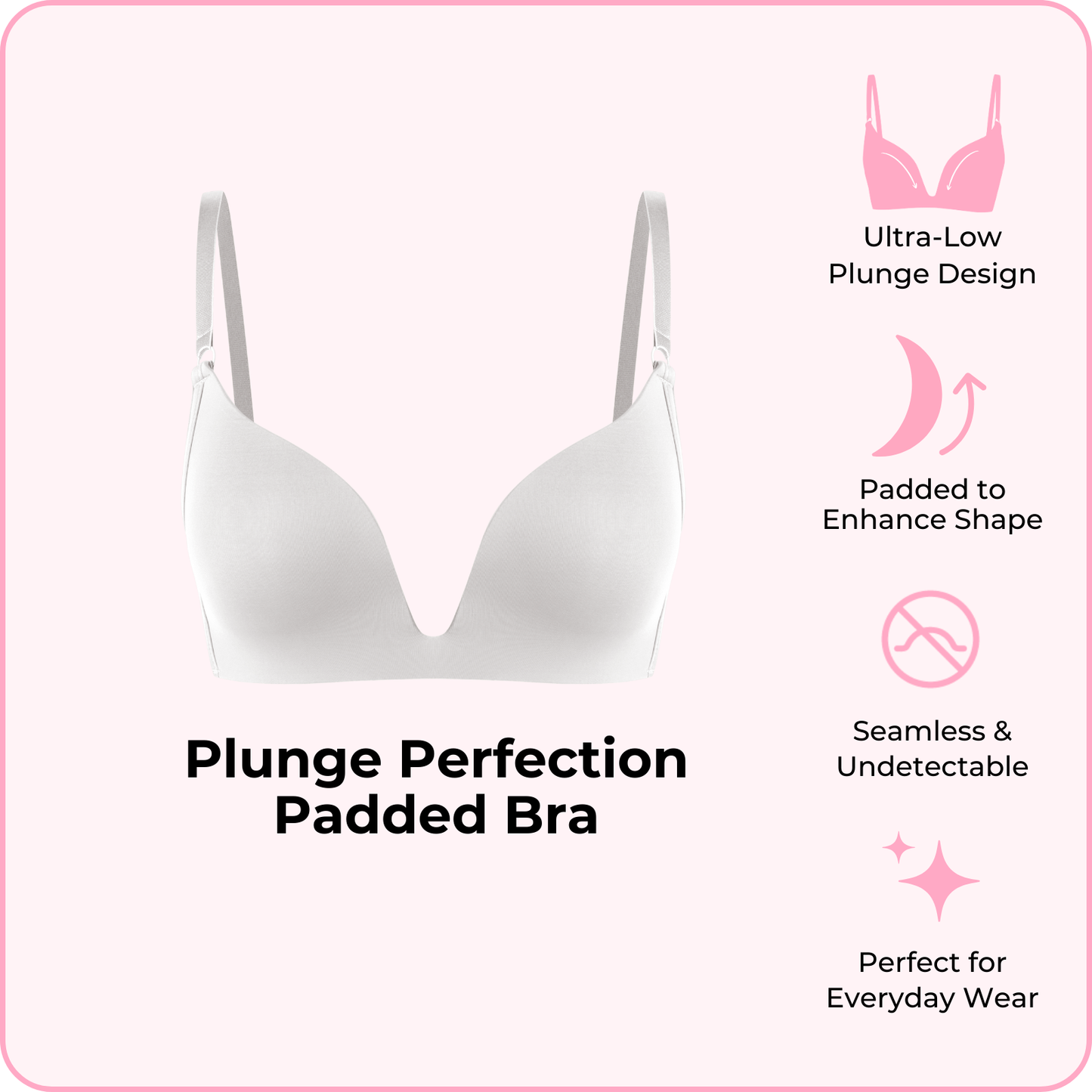 Plunge Perfection Padded Bra