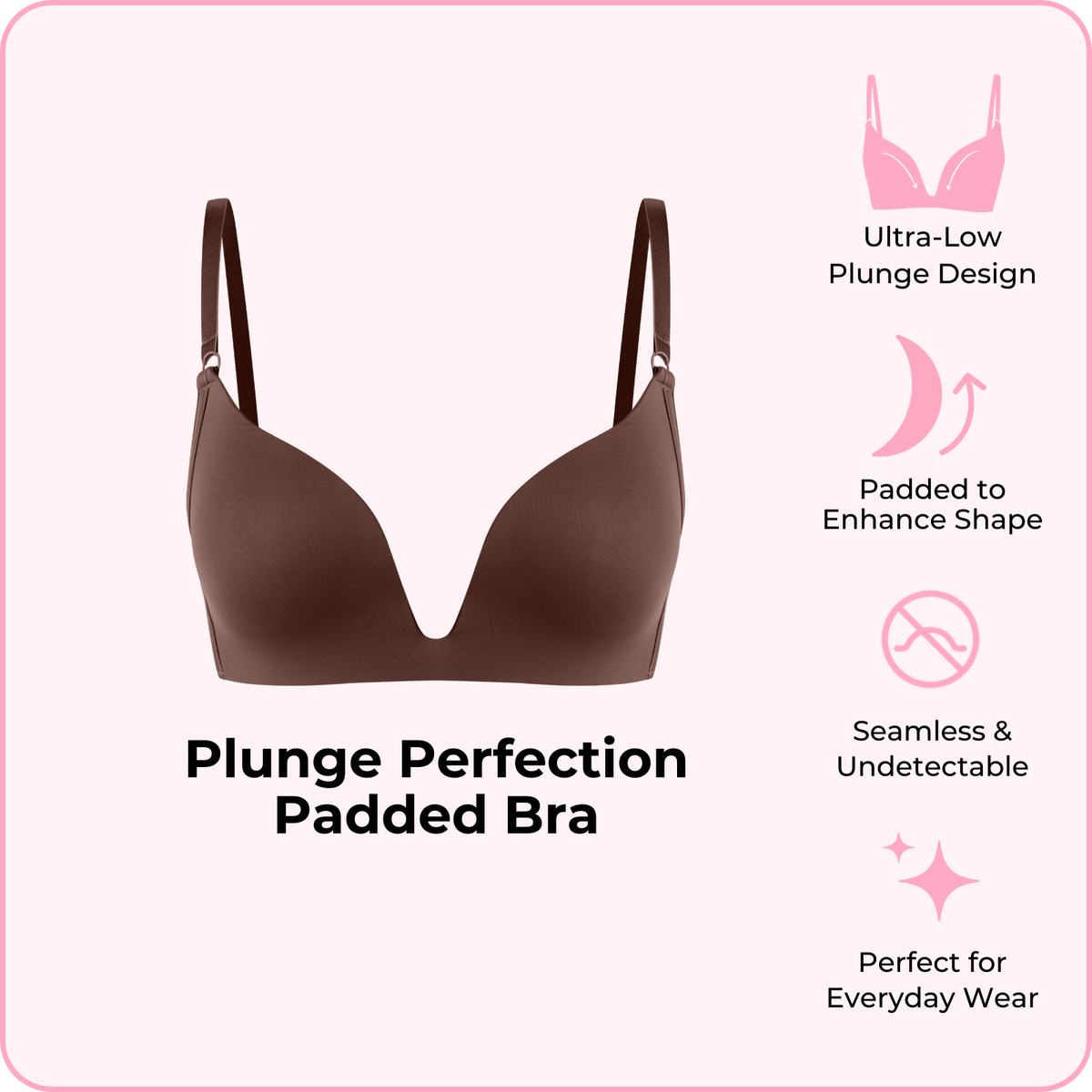 Plunge Perfection Padded Bra