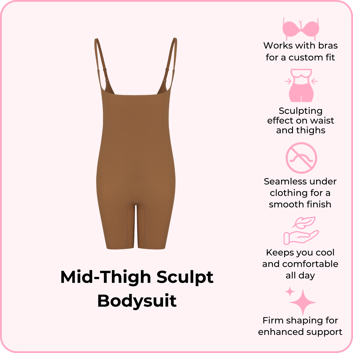 Mid-Thigh Sculpt Bodysuit